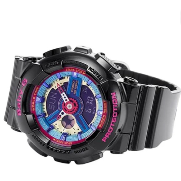 CASIO Baby-G 'Black' BA-112-1A - Picture 3 of 3